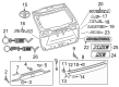 Toyota RAV4 Emblem Diagram - 75431-0R120