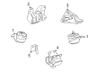 Toyota FJ Cruiser Engine Mount Diagram - 12371-31310