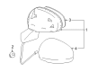 Toyota Venza Car Mirror Diagram - 87910-0T021-E0
