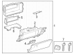 Toyota Sequoia Glove Box Diagram - 55320-0C040-C0