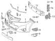 Toyota Yaris Bumper Cover Diagram - 52119-0U904