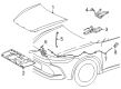 Toyota Crown Signia Hood Diagram - 53301-30590