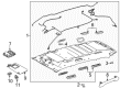 Toyota Sun Visor Diagram - 74320-0E074-B0
