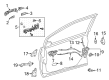 Toyota Mirai Exterior Door Handle Diagram - 69210-28090-J3