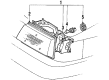 Toyota Tercel Headlight Diagram - 81130-16370