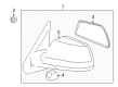 Toyota Mirror Cover Diagram - 87915-0C050