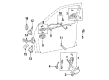 Toyota T100 Exterior Door Handle Diagram - 69220-34020
