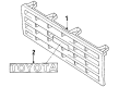 Toyota Pickup Grille Diagram - 53111-89118
