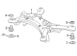 Toyota Highlander Crossmember Bushing Diagram - 52272-0E030