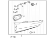Toyota Highlander Back Up Light Diagram - 81580-0E180