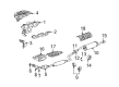 Toyota Yaris Exhaust Manifold Gasket Diagram - 17173-21020
