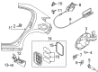 Toyota Yaris Fuel Door Hinge Diagram - 77366-WB001