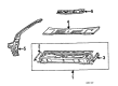 Toyota Tercel Sun Visor Diagram - 74310-16210