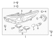 Toyota Camry Headlight Diagram - 81110-06C80