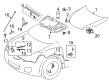 Toyota Matrix Hood Release Cable Diagram - 53630-02190
