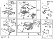 Toyota Tundra Center Console Base Diagram - 58910-0C261-C1