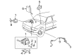 Toyota ABS Control Module Diagram - 89540-35092
