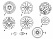 Toyota Venza Spare Wheel Diagram - 42611-0T031