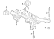 Toyota GR Corolla Rear Crossmember Diagram - 51206-12220