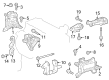 Toyota Corolla Engine Mount Torque Strut Diagram - 12372-F2111