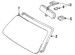 Toyota Land Cruiser Car Mirror Diagram - 87810-60070-B6