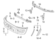 Toyota RAV4 License Plate Diagram - 52121-42010