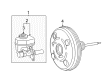 Toyota 4Runner Brake Booster Diagram - 44610-6A310