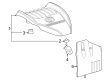 Toyota Highlander Engine Cover Diagram - 12601-F0160