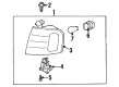 Toyota Avalon Side Marker Light Diagram - 81517-AC030