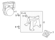 Toyota Highlander ABS Control Module Diagram - 44050-0E190