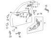 Toyota Pickup Exterior Door Handle Diagram - 69220-89110