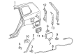 Toyota Highlander Fuel Door Hinge Diagram - 77360-0E010