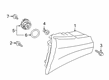 Toyota Prius AWD-e Tail Light Diagram - 81456-47020
