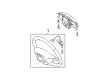 Toyota RAV4 Steering Wheel Diagram - 45100-42090-C0