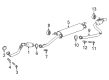 Toyota RAV4 Catalytic Converter Diagram - 17410-36200