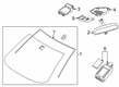 Toyota Yaris iA Car Mirror Diagram - 87810-WB001