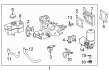 Toyota 4Runner Brake Booster Vacuum Hose Diagram - 47235-42040