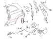 Toyota Prius V Fuel Door Hinge Diagram - 77366-52011