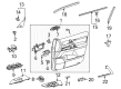 Toyota Land Cruiser Weather Strip Diagram - 68172-60060