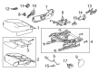 Toyota 4Runner Seat Cushion Diagram - 71511-35180