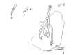 Toyota Camry Seat Belt Diagram - 73210-AA040-B0