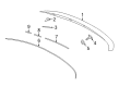 Toyota Corolla Spoiler Diagram - 76871-02924