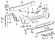 Toyota Prius C Bumper Cover Diagram - 52159-52985