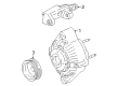Toyota Tacoma Alternator Diagram - 27060-62180-84