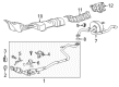Toyota Prius C Catalytic Converter Diagram - 17410-21C23