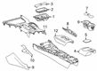 Toyota GR Supra Armrest Diagram - 58920-WAA03