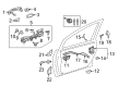 Toyota Prius Plug-In Exterior Door Handle Diagram - 69211-74020-D1