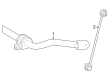 Toyota bZ4X Sway Bars Diagram - 48804-42040