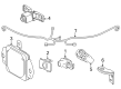 Toyota 4Runner Parking Assist Sensor Diagram - 89341-K0060-G7