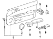 Toyota Paseo Armrest Diagram - 74231-10032-C0
